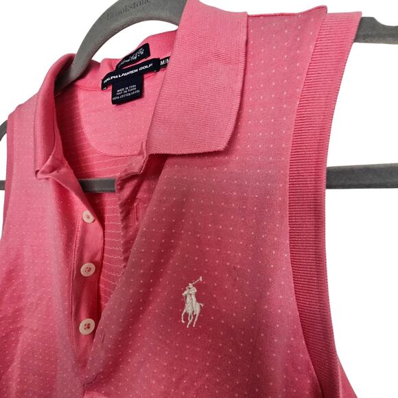Ralph Lauren Sport Womens Golf Polo Shirt Sz M Tailored Golf Fit Stretch Active - Picture 4 of 6